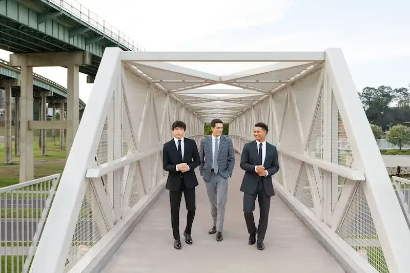 The Ultimate Guide to Tuxedo and Suit Rentals in Peoria for 2026 Weddings. Desktop Image