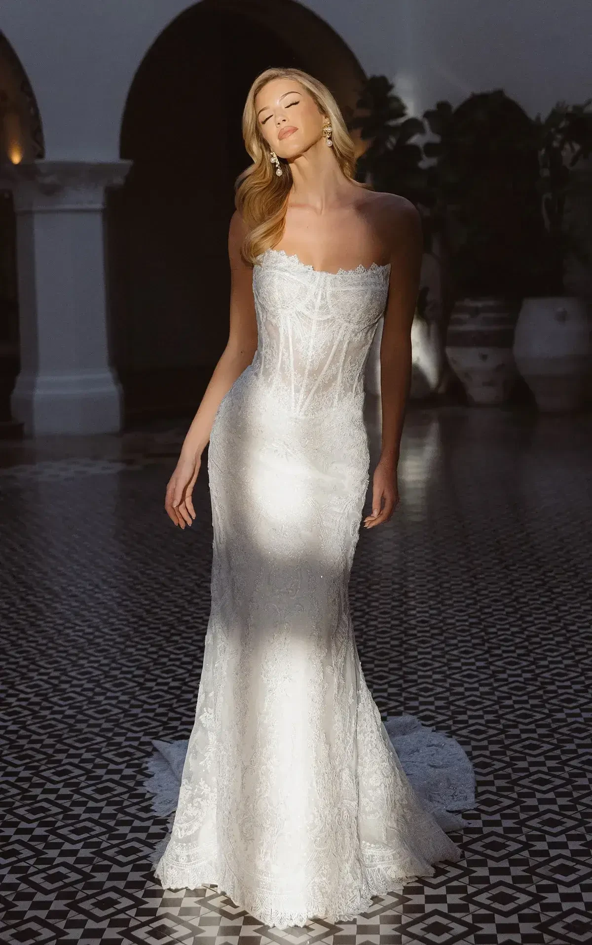 Girl with a white dress
