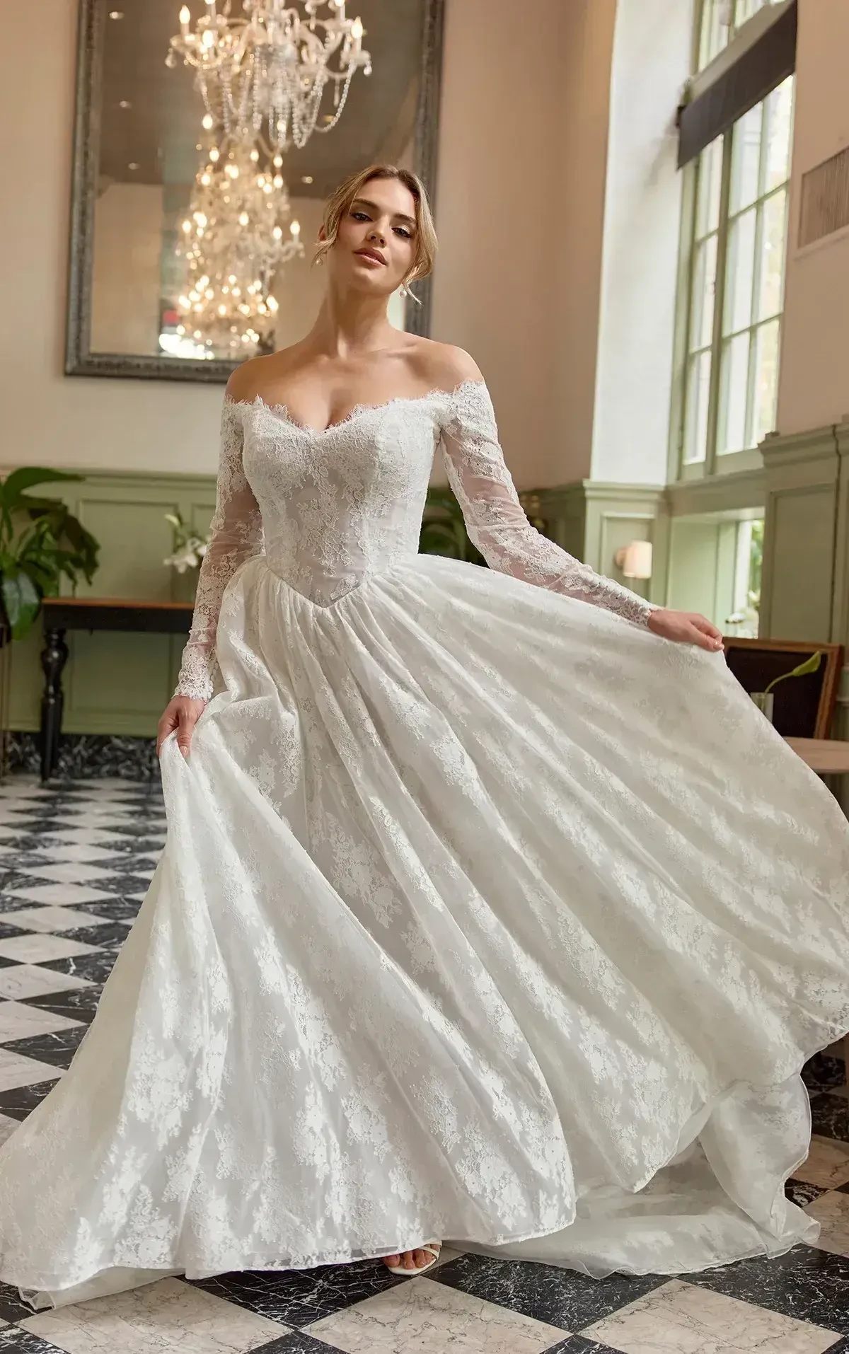 Girl with a white dress