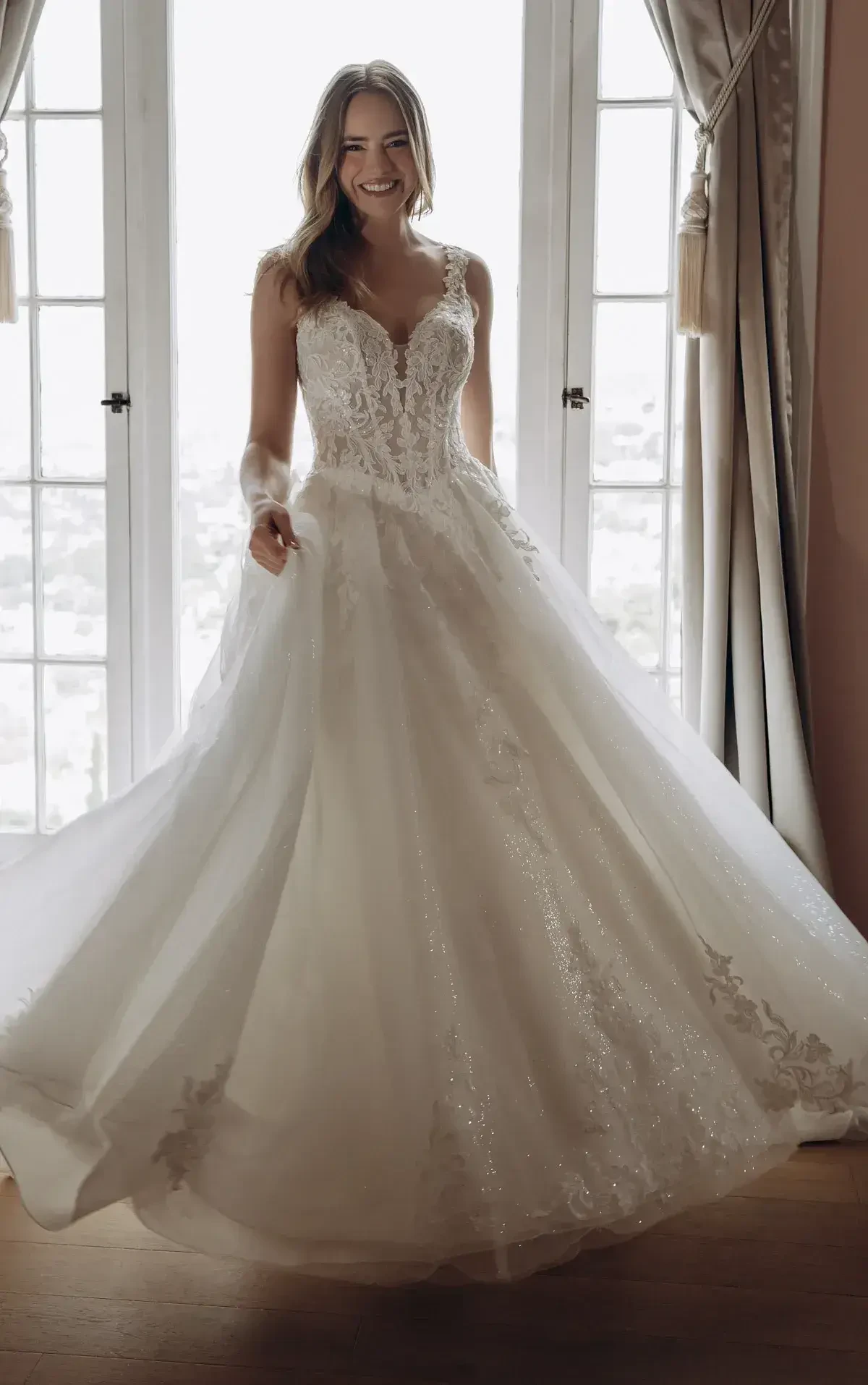 Girl with a white dress