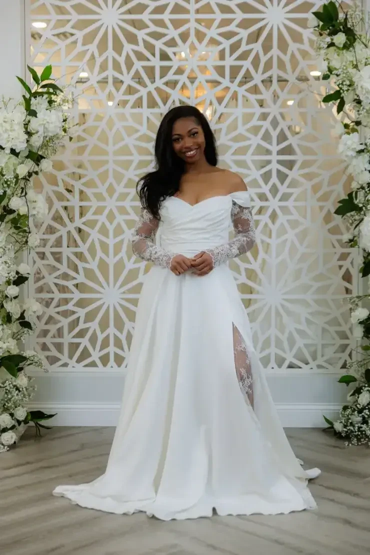 Girl with a white dress