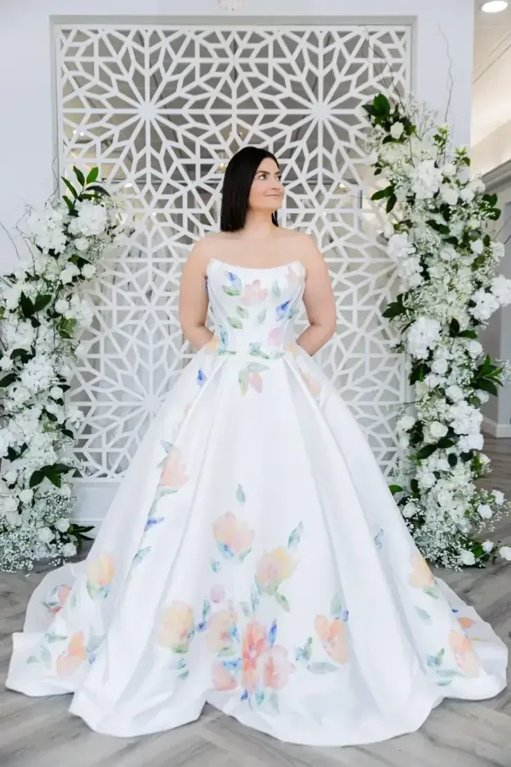 Girl with a white dress