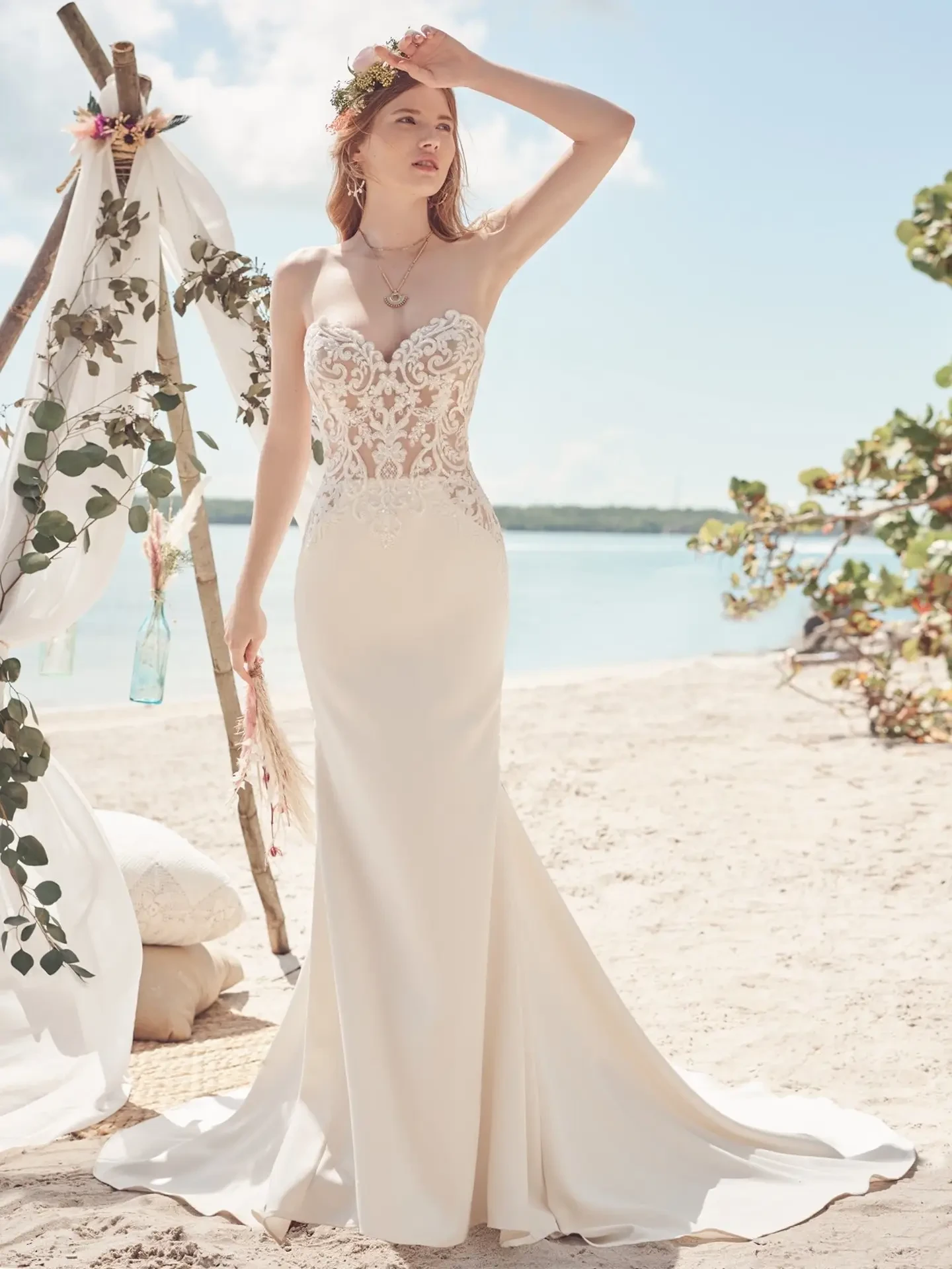 Girl with a white dress