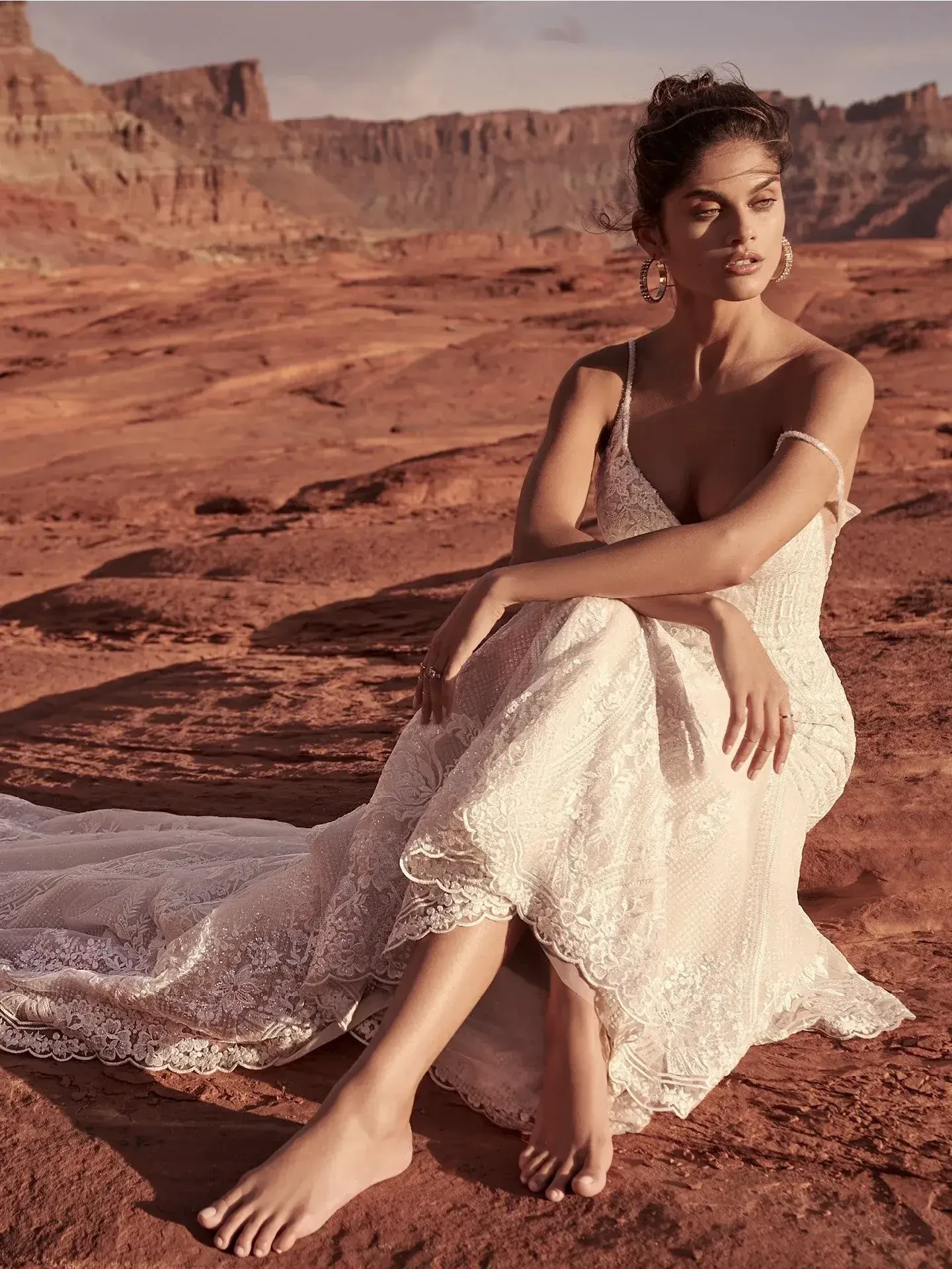 Girl with a white dress