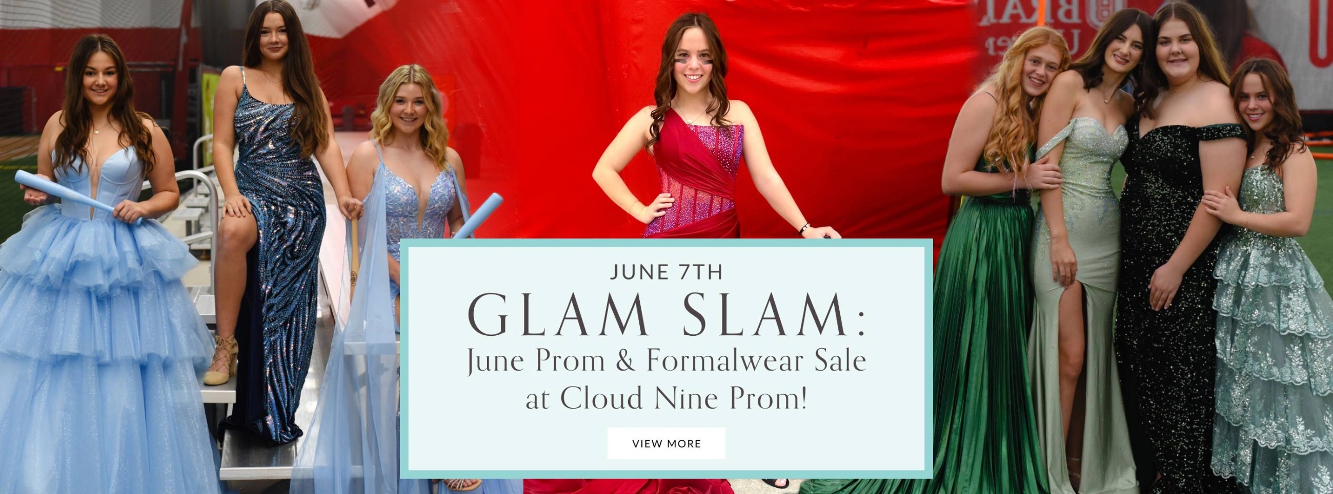 June Prom & Formalwear Sale desktop banner