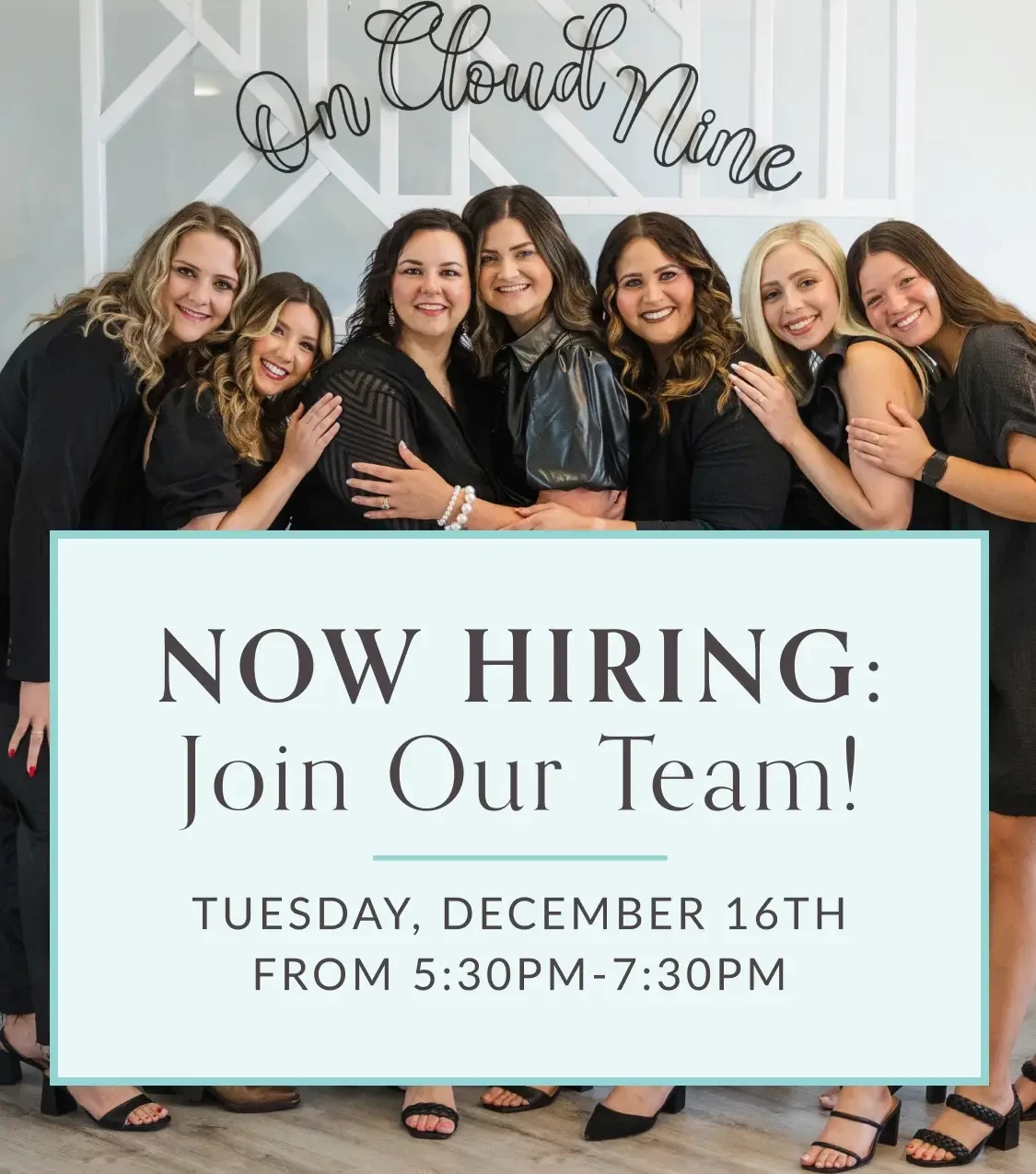 Now Hiring Event Mobile
