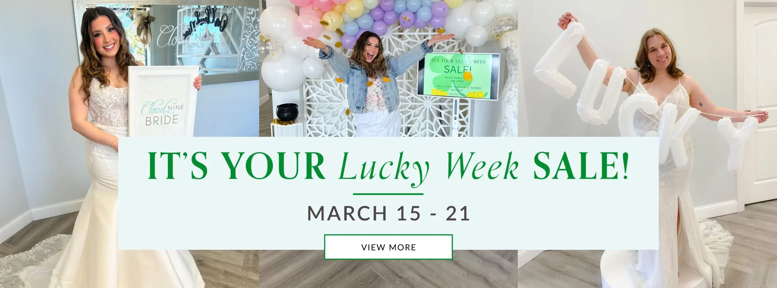 IT’S YOUR LUCKY WEEK SALE!