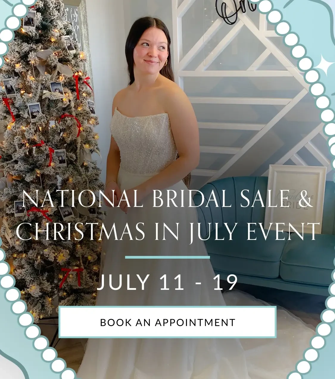 National Bridal Sale 2026 Banner for Mobile