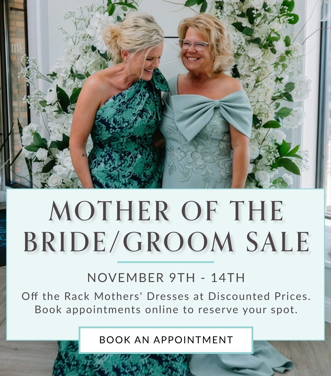 Mother of the Bride/Groom Sale Mobile Banner
